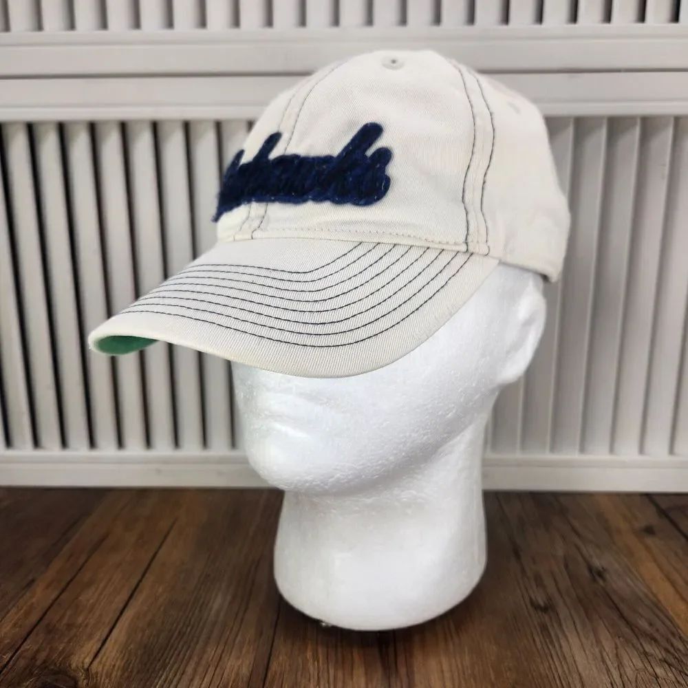 Reebok Seattle Seahawks 1976 Hat Cap Strap Back Gridiron Classic White NFL Retro